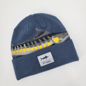 Columbia PFG Fall River Marlin Beanie Unisex One Size Stretch Fit Knit Cuffed